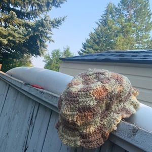 Handmade Checkered Bucket Hat